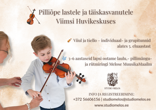 Viiuli- ja tšelloõpe