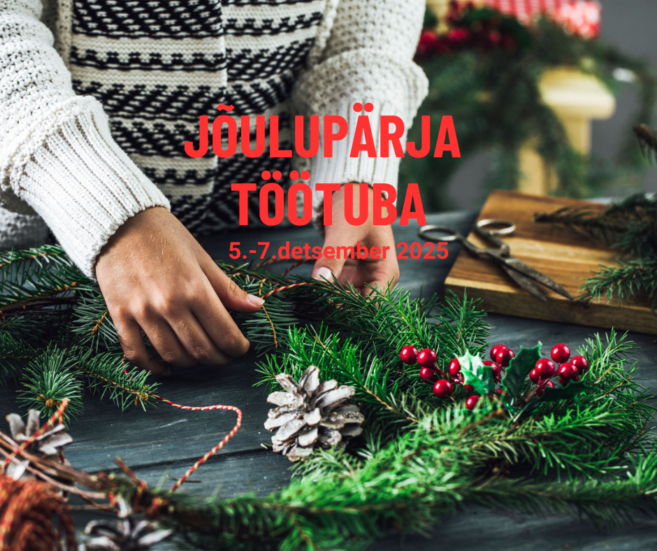 Jõulupärja töötuba Maire Novik juhendamisel
