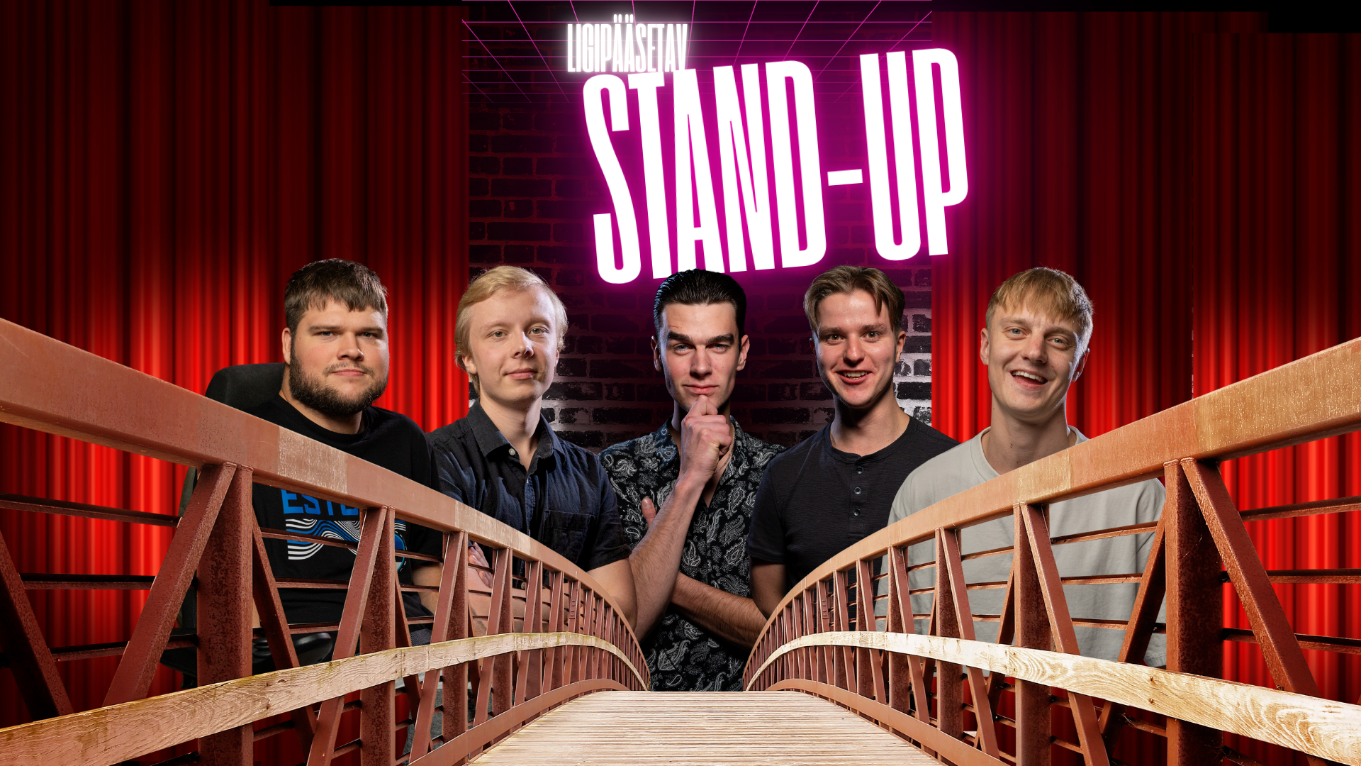 Stand-up õhtu plakat koos tekstiga